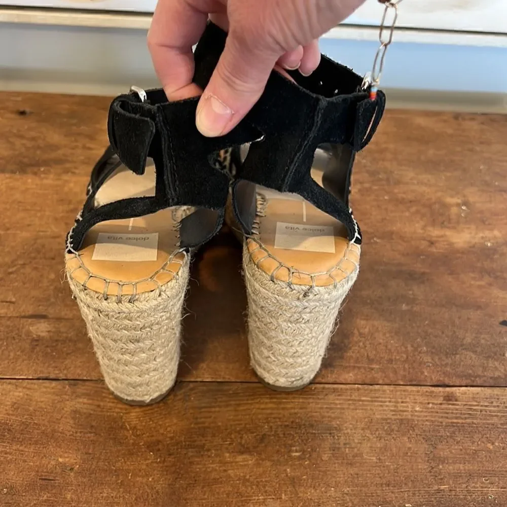 Dolce Vita espadrille wedge sandals